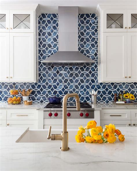 kitchen backsplash ideas blue